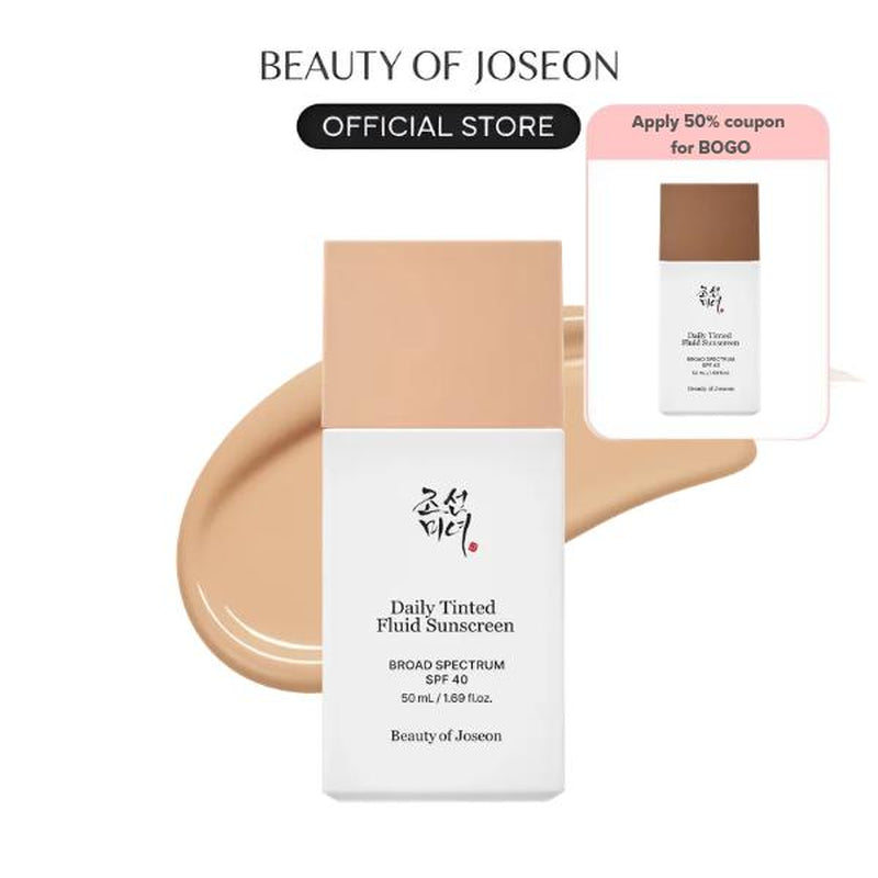 [Beauty of Joseon Official] Daily Tinted Fluid Sunscreen 50Ml Spf Facial